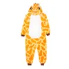 Onesie Kigurumi Pigiama Giraffa Costume travestimento Anteprima dell’immagine prodotto 4