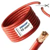 Batteriekabel Aderleitung ROT H07V-K 10  mm² - KFZ Batterie Produktbild-Vorschau 1