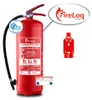FireLoq 9kg Pulver Feuerlöscher für Brandklasse ABC mit 43A Produktbild-Vorschau 1