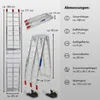 TRUTZHOLM 2 x Auffahrrampe klappbar 180 cm Traglast 680 kg Produktbild-Vorschau 3