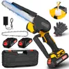 Bürstenloser Mini Kettensäge Mit Akku, 8 zoll Produktbild-Vorschau 1