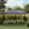 vidaXL Pop-Up-Partyzelt Faltbar 3x6 m Anthrazit Produktbild-Vorschau 1
