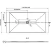 Mexen Toro rechteckige Duschwanne SMC 170 x 70 cm, Weiß - Produktbild-Vorschau 6