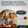 50x WELLGRO Einmachgläser 230ml – Schraubdeckel TO82 Produktbild-Vorschau 4