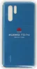 A blue Huawei P30 Pro silicone case is shown in its packaging. Produktbild-Vorschau