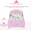 HOMCOM Lit Enfant - lit d'enfant Design Princesse Motif Voir les images du produit 3