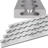 Airlineschiene eckig Aluminium 2,0 m, 2er Set – silber Produktbild-Vorschau 1