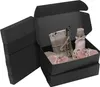 Kurtzy Karton Geschenkboxen Schwarz (50 Stk) – Schachteln Produktbild-Vorschau 1