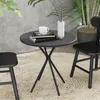 Outsunny Table de jardin ronde Ø 60 cm, table de terrasse Voir les images du produit 8