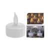 A single LED tealight candle is shown on the left, and a package containing two LED tealights and batteries is shown on the right. A smaller inset image shows several LED tealights in glass holders. Náhled obrázku produktu