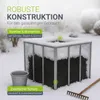Juskys Metall Komposter 800 L, stabil, wetterfest & Produktbild-Vorschau 4