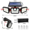 2Stück Solarlampen für außen mit Bewegungsmelder Produktbild-Vorschau 9