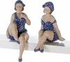 Figur Becky - blau weiss - Casablanca 79349 Produktbild-Vorschau 1