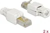 Netzwerk RJ45 Stecker werkzeugfrei Cat.5e UTP 2 Stück Produktbild-Vorschau 3