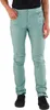 Damenkletterhose "Wo Nona Pants" von Edelrid in mintgrün; eng geschnitten; mit Taschen und Knopfverschluss.