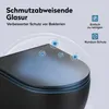 doporro Hänge-WC Spülrandlos Hänge-Toilette mit Tiefspüler Produktbild-Vorschau 4