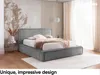 MEBLINI Mesut Polsterbett 120x200 mit Lattenrost - Bubble Produktbild-Vorschau 2