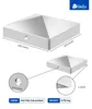 Pfostenkappe Pyramide Stahl feuerverzinkt 101 x 101 mm Produktbild-Vorschau 2