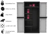 Armario Terry Q Schwarz Jumbo 3900 Produktbild-Vorschau 2
