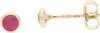 JuwelmaLux Ohrstecker 585 Gold mit Rubin JL10-06-2263 Produktbild-Vorschau 1
