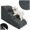 Domarex DOGGURU Streifen Grau Hundetreppe 3 Stufen 60x30x40 Produktbild-Vorschau 8