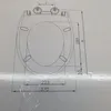 Ibergrif WC veko s mechanizmom Soft-Close O WC sedadlo Náhľad obrázku produktu 4