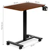 Verstellbarer mobiler Schreibtisch, 70x48 cm, Tisch für Produktbild-Vorschau 10