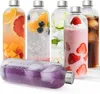 QEENTOE Glazen flessen met deksel, set van 6, 1000 ml. Productafbeelding-voorbeeld 1
