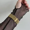 Strap-it Apple Watch Jubilee Stahlband (Gold) Produktbild-Vorschau 3