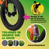 RENNMEISTER® Draisienne pour enfants Orange Guidon selle Voir les images du produit 5