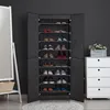 Relaxdays Schuhschrank, 30 Paar Schuhe, magnetische Türen, Produktbild-Vorschau 2