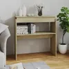 vidaXL Stolik konsola dąb sonoma 80x30x80 cm materiał Podgląd zdjęcia produktu 2
