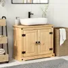 A bathroom vanity with a vessel sink and faucet. Náhled obrázku produktu