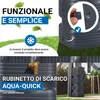 4rain QUADRO serbatoio a parete 170 L, grigio grafite Anteprima dell’immagine prodotto 5