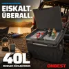 ONBEST Kompressor Kühlbox | 40L | 12V | 230V | mit Produktbild-Vorschau 2