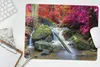 MuchoWow® Mauspad Mousepad Regenbogen - Wasserfall - Bäume Produktbild-Vorschau 5