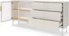 Sideboard LUMI 181 cm Kaschmir Riffelglas LED Gold 3 Produktbild-Vorschau 4