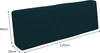 A dark green cushion with dimensions indicated by measurement lines and text. Produktbild-Vorschau