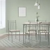 ML-Design 5-teilig Essgruppe, Esstisch mit 4 Stühlen, Eiche Produktbild-Vorschau 9