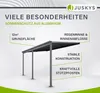 Juskys Terrassenüberdachung Borneo 4x3 m – Aluminium Produktbild-Vorschau 3