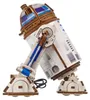Puzzle 3D, R2-D2, Ugears, legno, 315 pezzi Anteprima dell’immagine prodotto 14