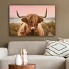 MuchoWow® - Leinwandbilder - Kuh - Schottischer Highlander Produktbild-Vorschau 5