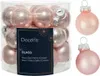 Weihnachtskugeln Glas 2,5cm 24 Stück - Puderrosa Produktbild-Vorschau 3