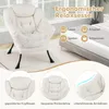 Poltrona imbottita COSTWAY, poltrona relax con braccioli e Anteprima dell’immagine prodotto 4