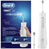 The image shows the packaging of an Oral-B AquaCare 6 water flosser on the left, and a product shot of the water flosser itself on the right. Náhľad obrázku produktu