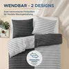 Baumwoll Bettwäsche 155x220 cm, 2-teiliges Set, Produktbild-Vorschau 3