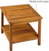 Table basse de jardin Washington en bois d'acacia 45 x 45 Voir les images du produit 3