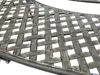 DanDiBo Gartenbank Wetterfest Halbrund aus Metall Braun Produktbild-Vorschau 5