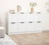 vidaXL Příborníky 2 ks. Bílé 60x30x70 cm výrobek z Náhled obrázku produktu 1