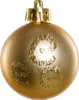 TrendLine Weihnachtskugeln bruchfest, langlebig Ø 4 cm gold Produktbild-Vorschau 2